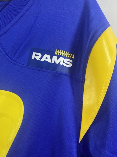 NFL Nike Men’s M Puka Nacua Vapor FUSE On Field Jersey Blue #17 Los Angeles Rams - Picture 2 of 13