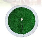  1pc Christmas Tree Skirt Mat Christmas Decorations Supplies Tree Base Durable