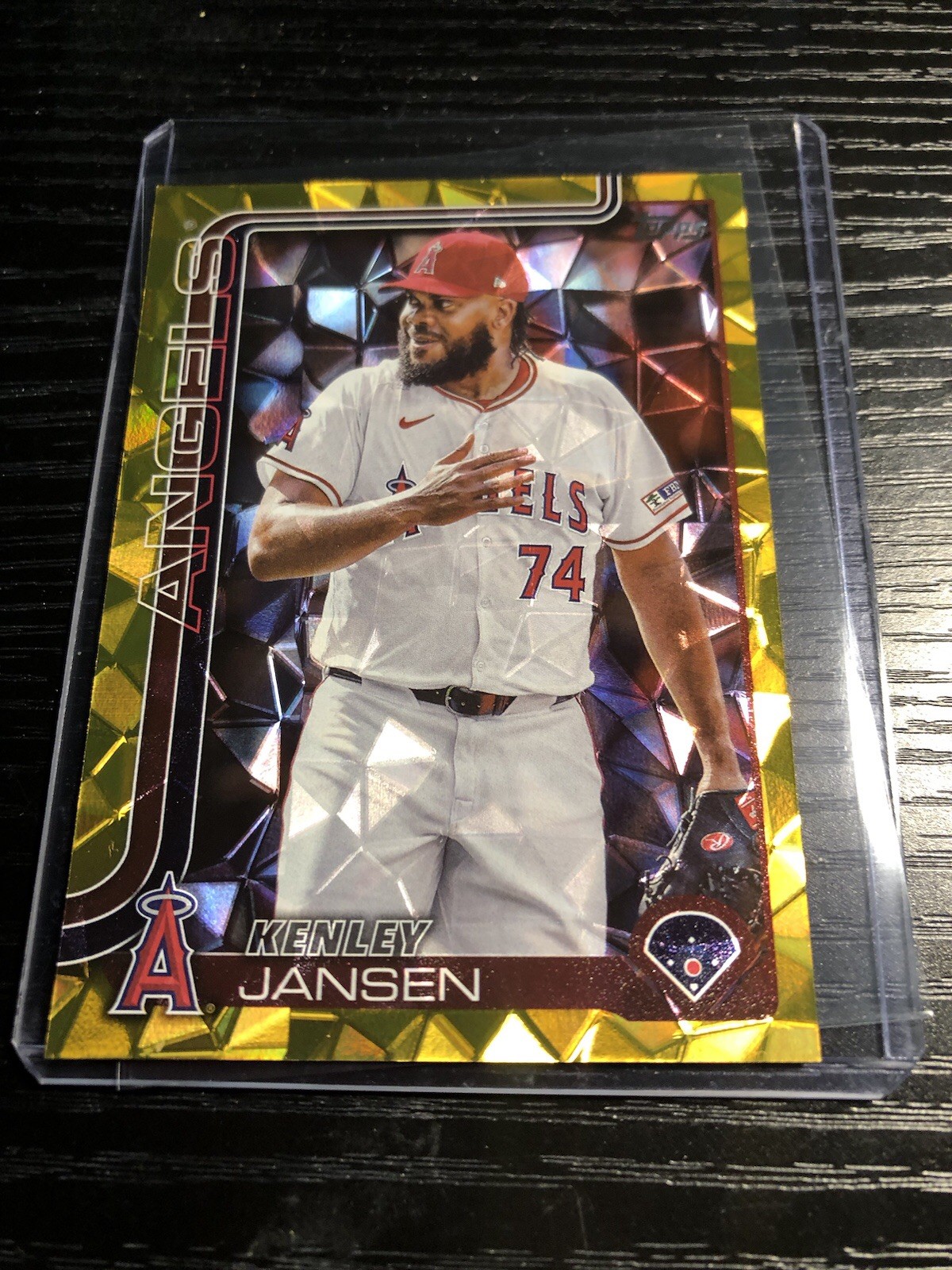 Kenley Jansen 26/50 - 2025 Topps Series 2 - Gold Diamante Foil #375 - LA Angels