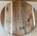 IKEA Solid Hardwood Plant Caddy with Casters 12 inch Diameter NEW with Tags