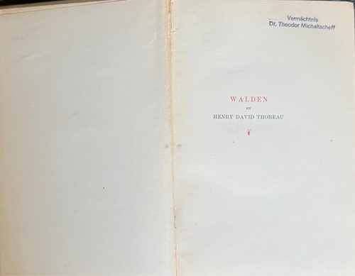 Walden by Henry David Thoreau (1902 Riverside Press Houghton Mifflin) - Picture 3 of 8