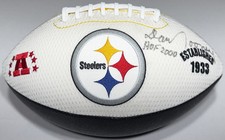 Pittsburgh Steelers Dan Rooney HOF 2000 Signed Auto Full Size Football JSA COA