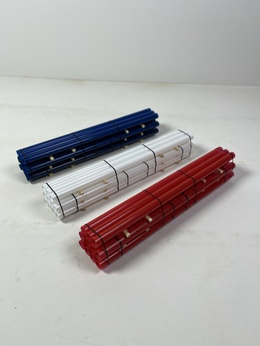 HO Scale Pipe Loads America Series Lot Of Three 50’ Red White And Blue  - Picture 8 of 8