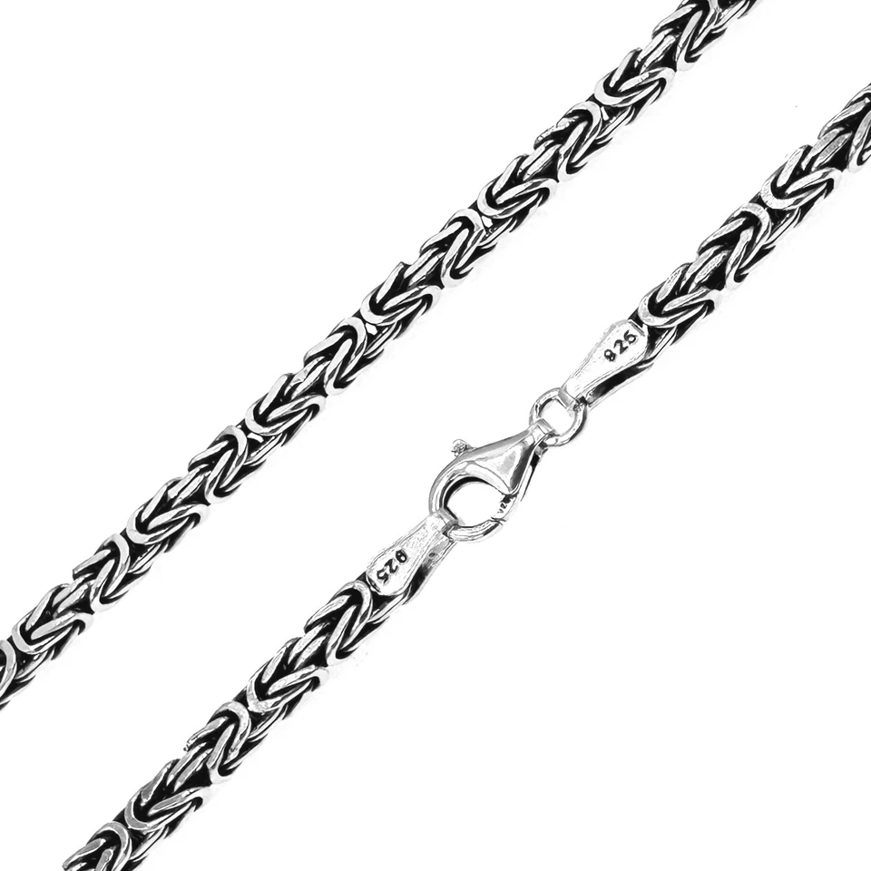 925 Sterling Silber Königskette 3mm  in ver. Längen Massiv Made in Germany  081 - Bild 1 von 4