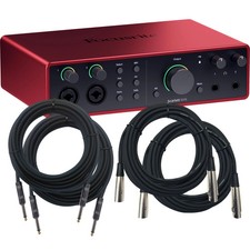 Focusrite Scarlett 16i16 4th Gen USB Audio Interface CABLE KIT