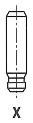 4x VALVE GUIDES G11139 FOR NISSAN TCD20CD20T 2.0L CD17 1.7L 4cyl PRIMERA - Picture 4 of 12