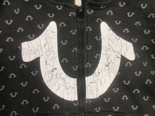 True Religion Hoodie & Pants Kids 4 Black Full Zip Jacket Buddha Graphic Print - Picture 7 of 10