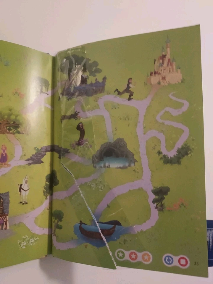 Leapfrog Disney's Tangled--Funciona en lector de etiquetas y saltos (ver fotos) Foto 4 de 4