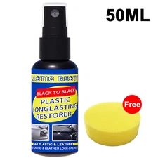 Car Plastic Restorer Back To Black Trim Shine Polish Repair Coating Renovator