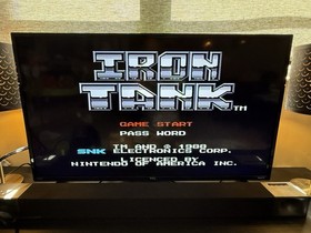 Vintage 1988 Iron Tank NES Cartridge, Manual & Sleeve TESTED Nintendo