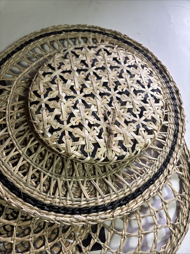 Korb Wanddeko 9er Set Wandkorb Rattan Spiegel Boho Landhaus Deko - Bild 7 von 12