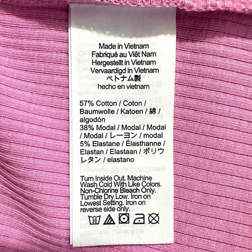 Crewcuts Rib Tank Top Mini Dress Girl's 8 Pink White Vintage Sleeveless NWT - Picture 4 of 9