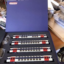 VITRAINS 1121L : SET 4 VB2N ILE DE FRANCE SNCF (VERSION ECLAIREE) NEUF EN BOITE