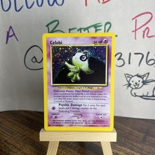 ✨ Pokémon Celebi DOUBLE HOLO ERROR Neo Revelation 3/64 CLEAN ✨ on eBay