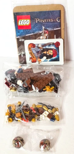 Lego 4191 Pirates of the Caribbean: Captain's Cabin, map card, 100% Complete