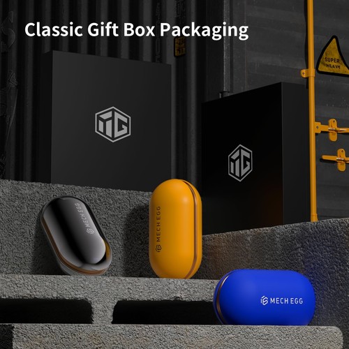 Fidget Mech Huevo Deslizante Dedo Inquieto EDC Huevo Sensorial Metal Oficina Juguetes Inquietos... - Imagen 6 de 6