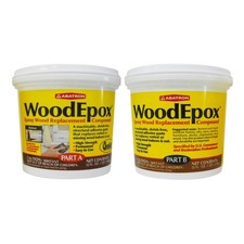 WoodEpox Kit - 2 Quart - 2-Part Structural Epoxy Adhesive Filler - Wood Fille...