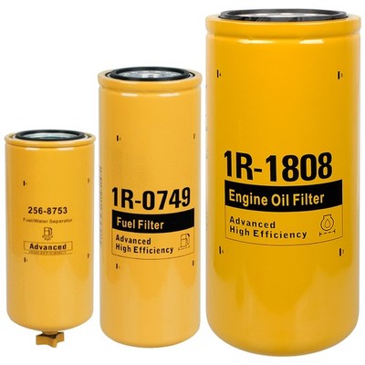 Oil Fuel Water Separator Filter Kit Compatible with Caterpillar Cat Engine