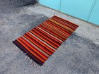Vintage Turkish Kilim Rug 5x2.6 ft – Handmade Wool Small Area Rug Carpet