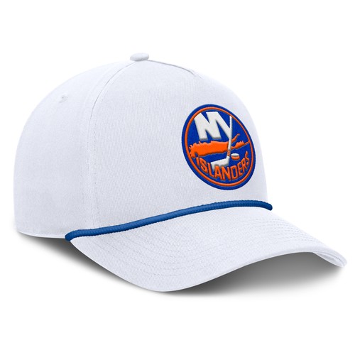 Men's Fanatics White New York Islanders Rope A-Frame Adjustable Hat - Bild 3 von 4