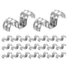 52pcs Conduit Clamp, 2 Hole 25mm Dia Stainless Steel Pipe Strap