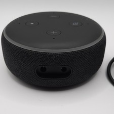 Pre Owned Amazon Echo 3rd Gen Smart Speaker Black Alexa WiFi Bluetooth