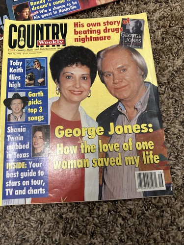 LOT OF 13-Country Weekly Magazines Lot From The 90s WITH Pull Out Posters EUC - Picture 7 of 18