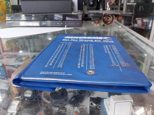 KINCROME 25 Piece Hex Key Wrench Set Imperial & Metric with Wallet Case HKW25C - Picture 22 of 24