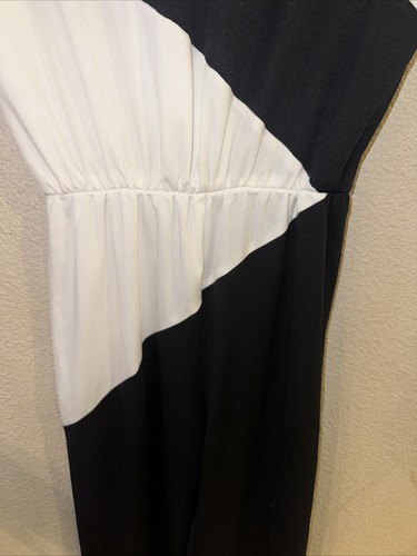 Vintage 1970's Fredericks Of Hollywood Black & White Romper Jumpsuit - Picture 8 of 11