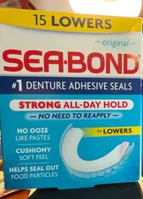 SEABOND DENTURE ADHESIVE SEALS -  LOWERS