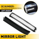 2x Fits 09-14 Ford F150 Raptor SVT LED Side Mirror Marker Lights Reflector White