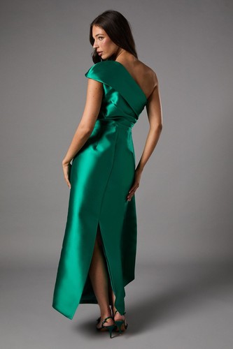Vestido Coast columna verde oscuro - Imagen 3 de 5
