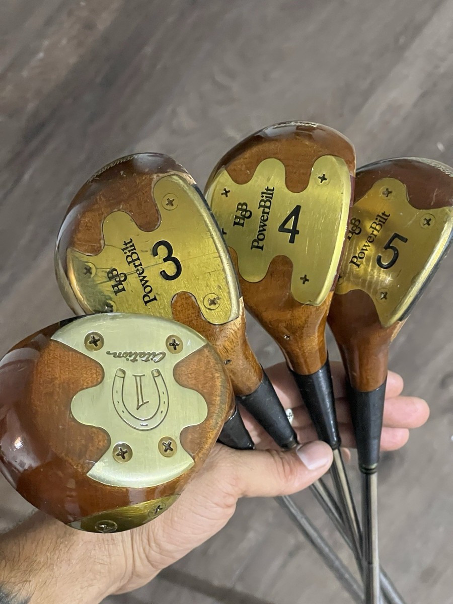 H&B パワービルト プロソニック パーシモンウッド 1W 3W 4W H&B パワービルト プロソニック パーシモンウッド 1W 3W 4W