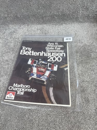 1971 Milwaukee Mile Speedway Tony Bettenhausen 200 Indy Car Program - Bild 17 von 17