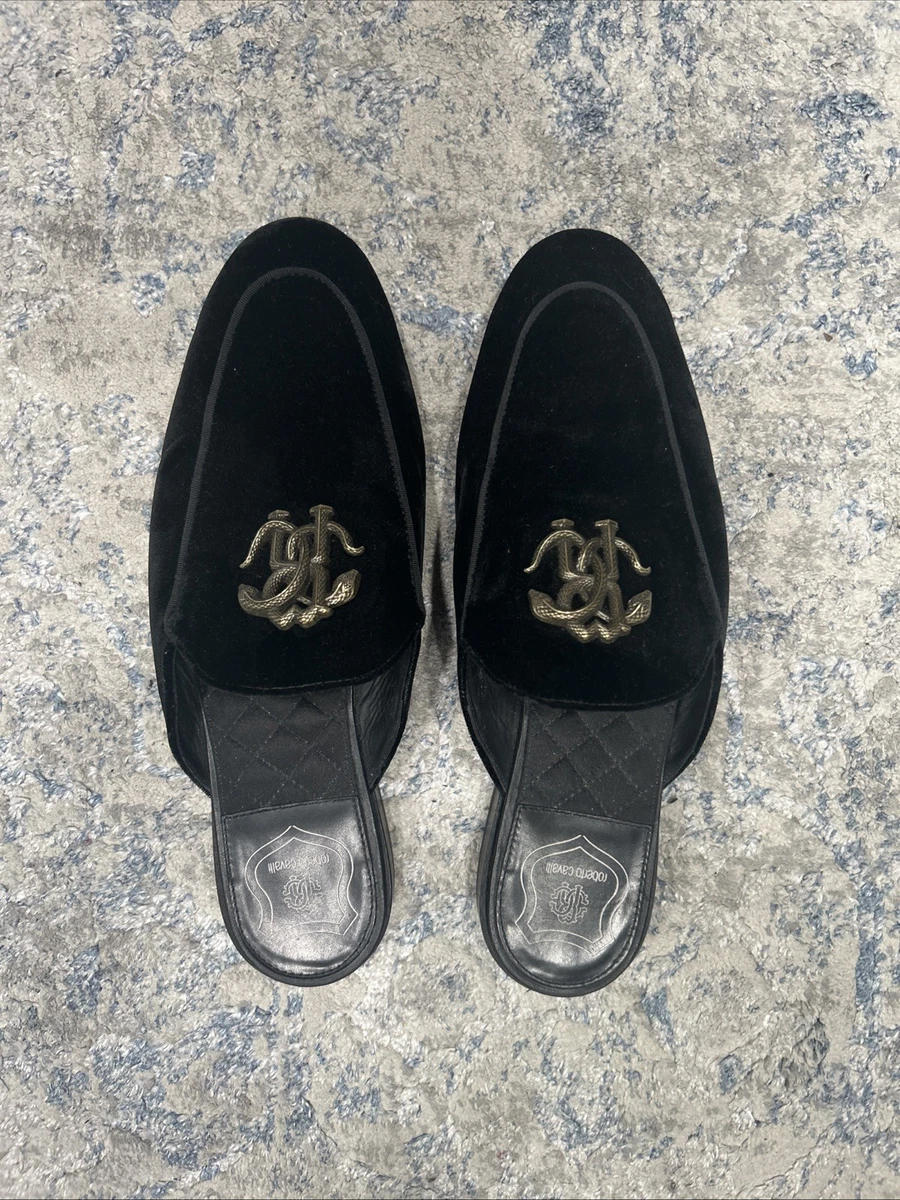 Roberto Cavalli Leather Upper Black Casual Shoes for Men for  display picture 3
