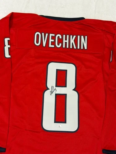 Alex Ovechkin Washington Capitals Signed Hockey Jersey COA