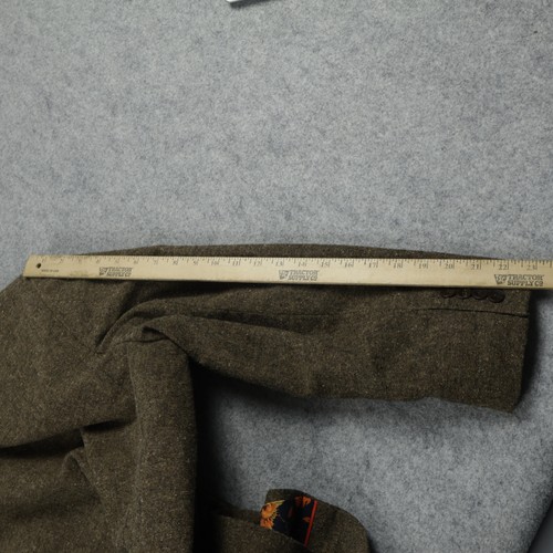 Paisley & Gray Suit Mens 48R W42/24L Brown Wool Blend Slim Fit Blazer Pants Set - Picture 17 of 24