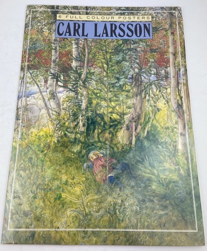 Paquete de póster y libro Carl Larsson Mucha X2, reproducciones de pinturas llamativas. - Imagen 4 de 13