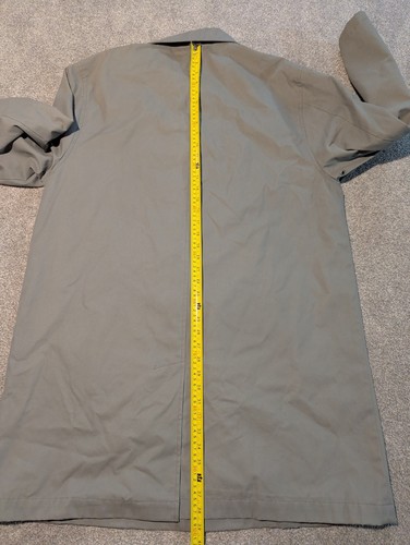 Chaqueta de Colección J Crew Para Hombre Grande Gris Franela Forrada Abrigo Coche Remero Años 90  - Imagen 15 de 16