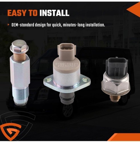 FUEL PUMP RAIL PRESSURE VALVE SENSOR KIT for FORD TRANSIT MK7 2.2 2.4 3.2 - Picture 8 of 8