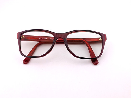 Coach Eyeglasses, Frames Only, HC 6129 5532(Berry Laminate), 52-16-140, Plastic