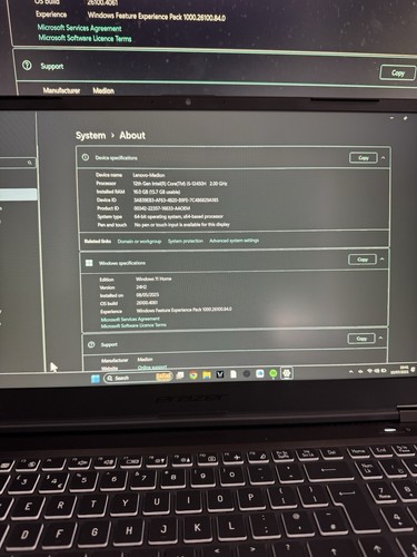 Medion Erazer Crawler E30 Core i5-12450H 16GB 512GB RTX 3050 15.6 Inch Win 11