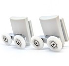 2 x Twin Bottom Shower Door Rollers/Runners/Wheels Mira 1814.041 ME1
