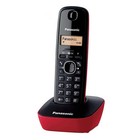 Telefon bezprzewodowy Panasonic KX-TG1611 Czerwony/Czarny