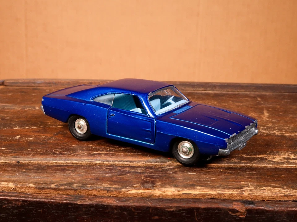 Matchbox Lesney King Size K-22 Dodge Charger blau met. vintage diecast rare - Bild 4 von 4