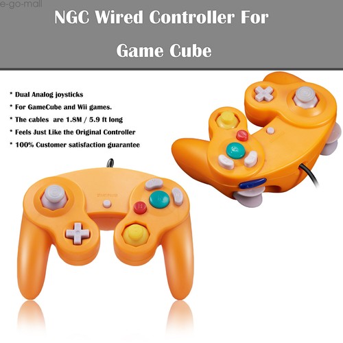 2Pack Wired NGC Controller Gamepad for Nintendo GameCube Console PC Wii U SN - Picture 52 of 90