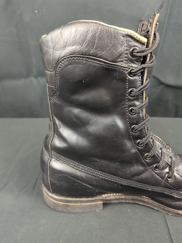 Vintage Chippewa Steel Toe Fire Work Boots Black Men's Size 11 D - Picture 18 of 19