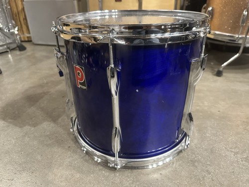 12" Premier XPK SAPPHIRE BLUE Rack Tom Drum BLACK INTERIOR 80s 11x12 #KA6 - Picture 3 of 16