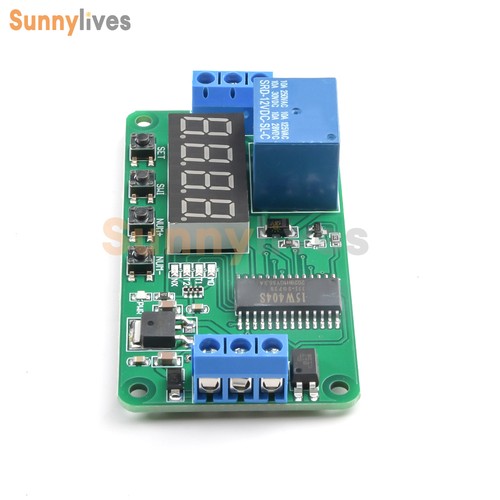 1-10x Multifunction Self-lock 12V Relay Time Delay PLC Cycle Timer Module Switch - Picture 34 of 44