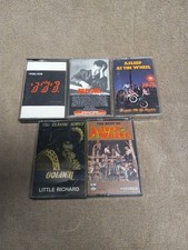 5x Vintage Music Cassette Tapes